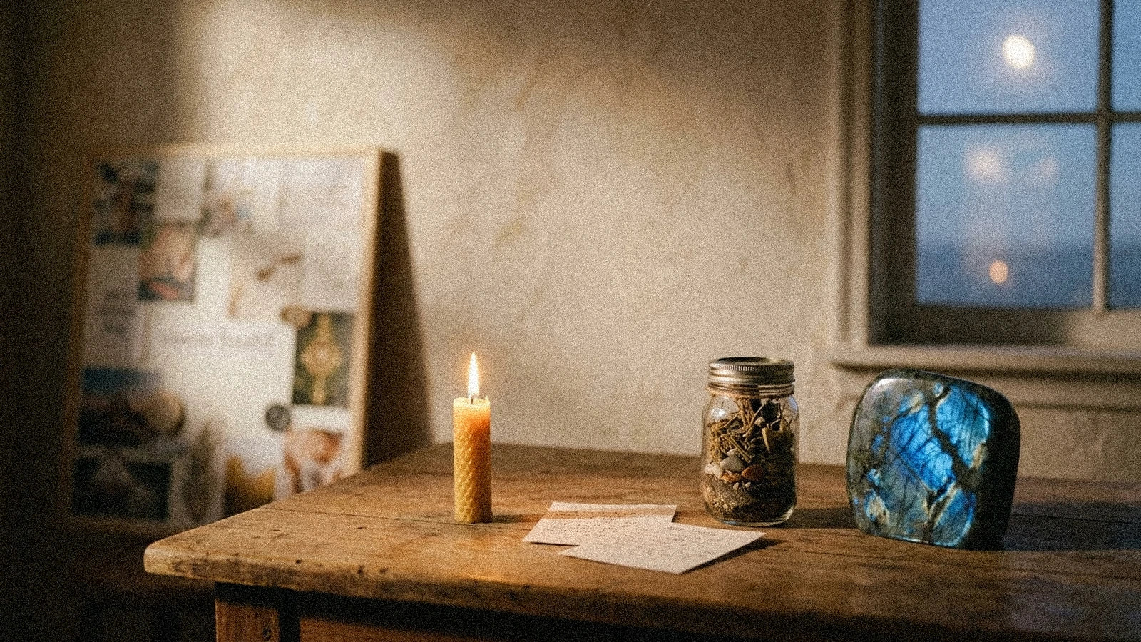 Rituel de Nouvel An 2027 : intentions, vision board et charm jar