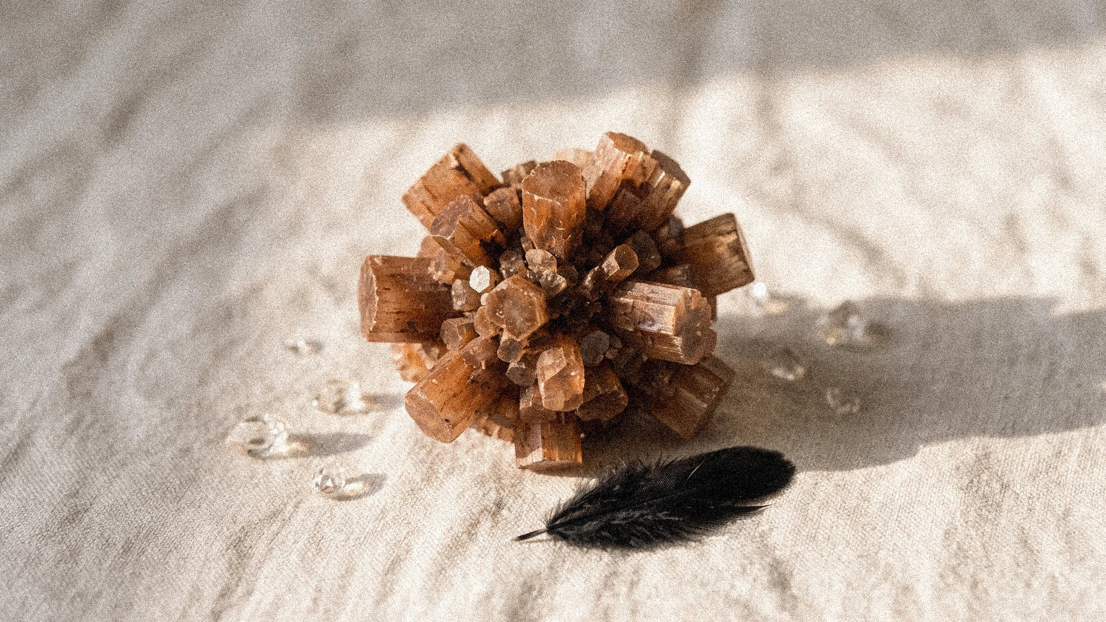 L'aragonite : la pierre brune-orange de la stabilité