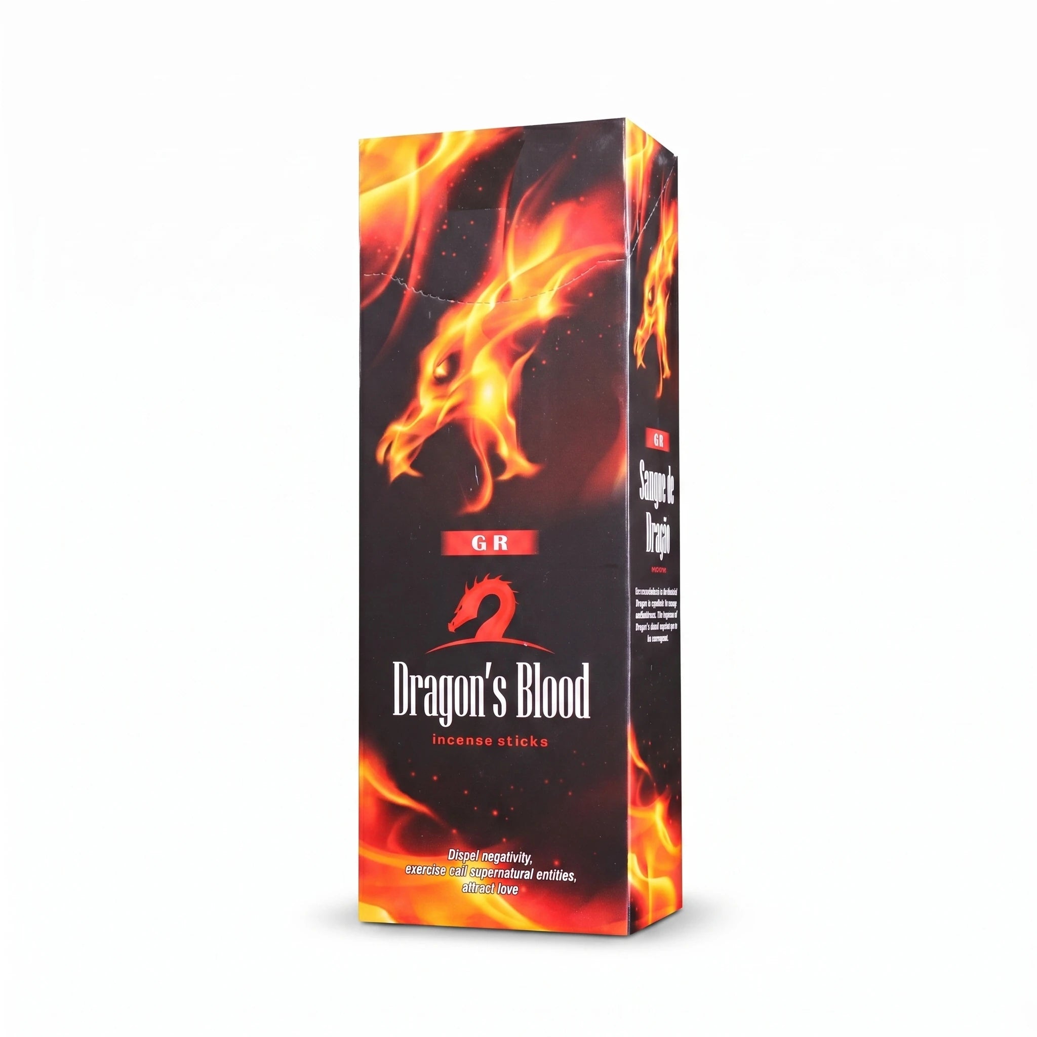 Le Sang du Dragon — Encens résine ancienne — packshot fond blanc · AURÆN Rituels d'Or