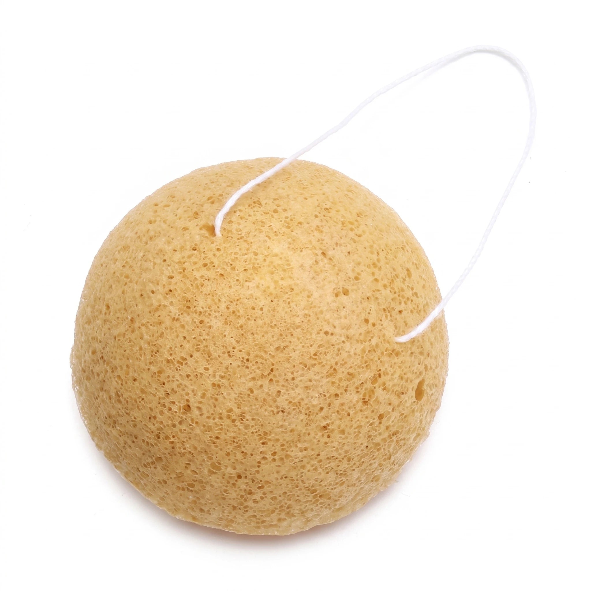 L'Éponge Konjac — Éponge konjac purifiante visage racine naturelle — packshot fond blanc · AURÆN Rituels d'Or