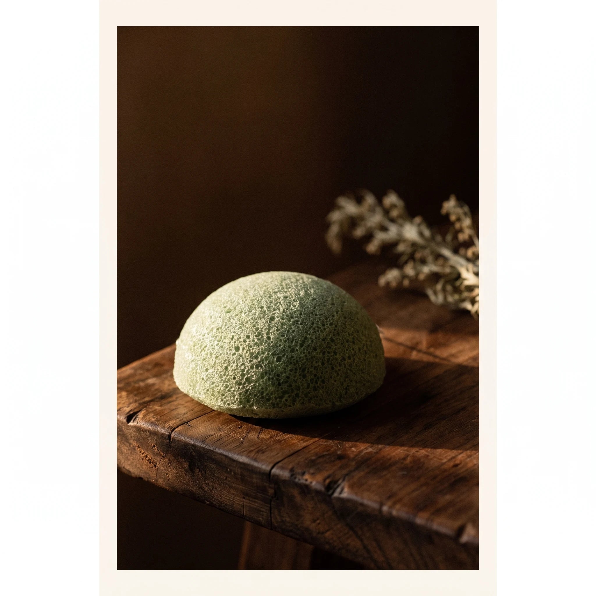 L'Éponge Konjac — Éponge konjac purifiante visage racine naturelle — présence variante · AURÆN Rituels d'Or