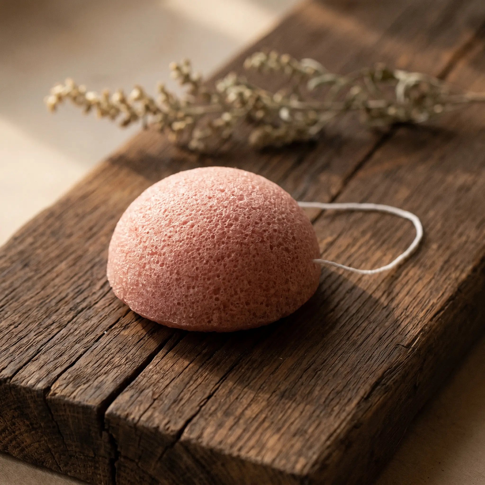 L'Éponge Konjac — Éponge konjac purifiante visage racine naturelle — présence variante · AURÆN Rituels d'Or