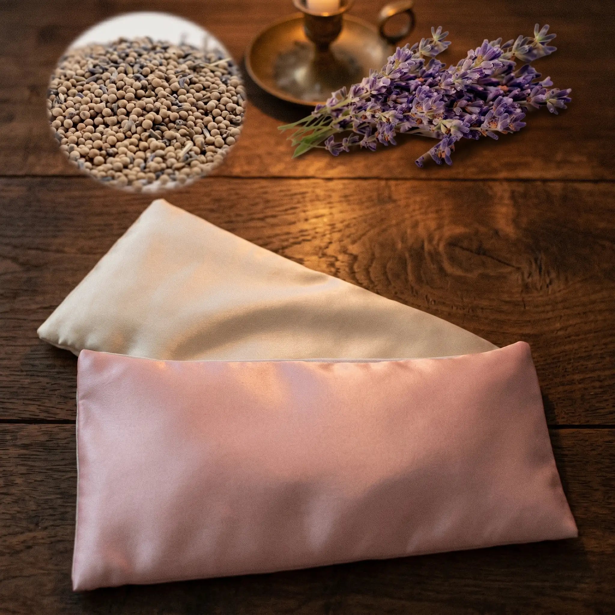 Le Masque de Lavande — Coussin pour yeux à la lavande relaxant — vue principale · AURÆN Rituels d'Or