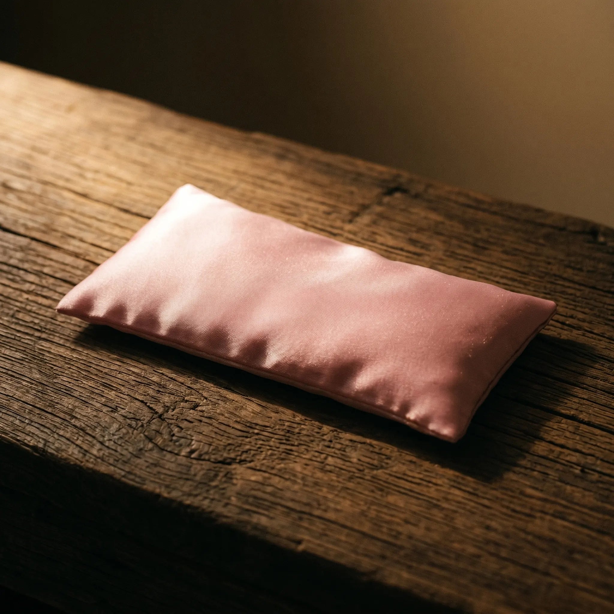 Le Masque de Lavande — Coussin pour yeux à la lavande relaxant — détail matière · AURÆN Rituels d'Or