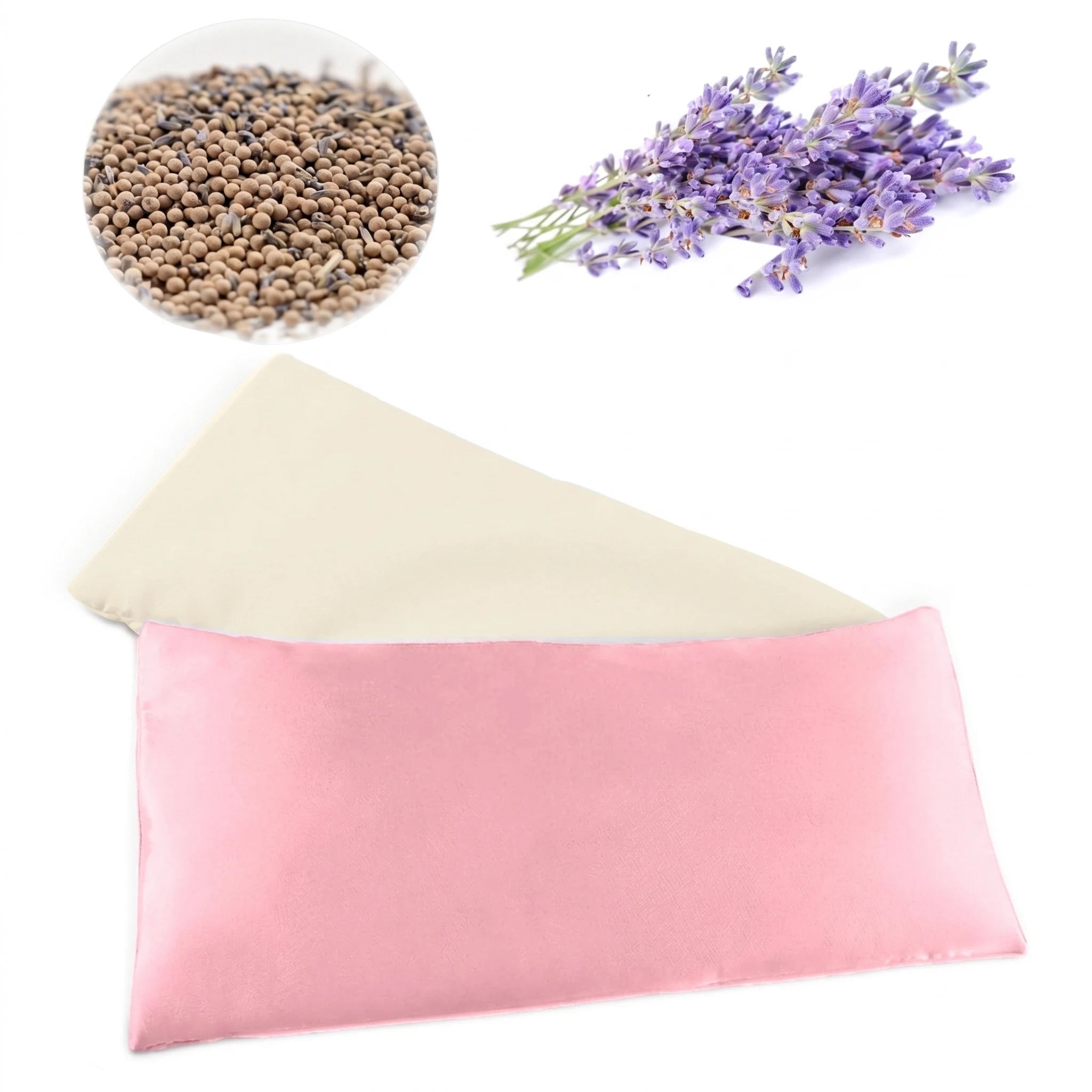 Le Masque de Lavande — Coussin pour yeux à la lavande relaxant — packshot fond blanc · AURÆN Rituels d'Or