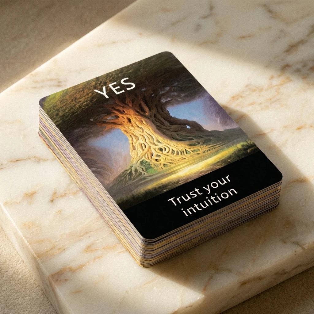 Télépathie — Oracle 56 cartes pour la clarté & méditation (anglais) — vue principale · AURÆN Objets Sacrés