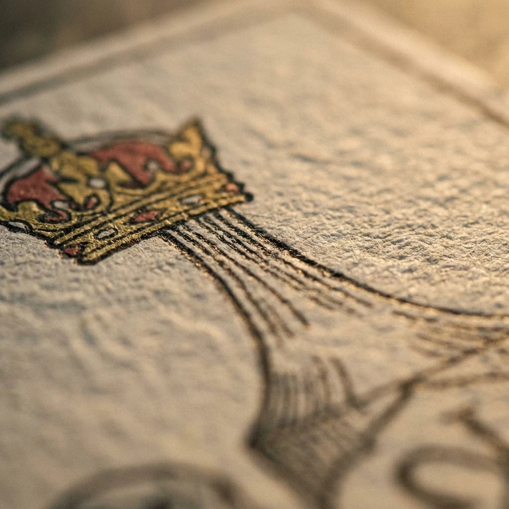 L'Oswald Wirth — Tarot Symbolique classique — détail matière · AURÆN Objets Sacrés