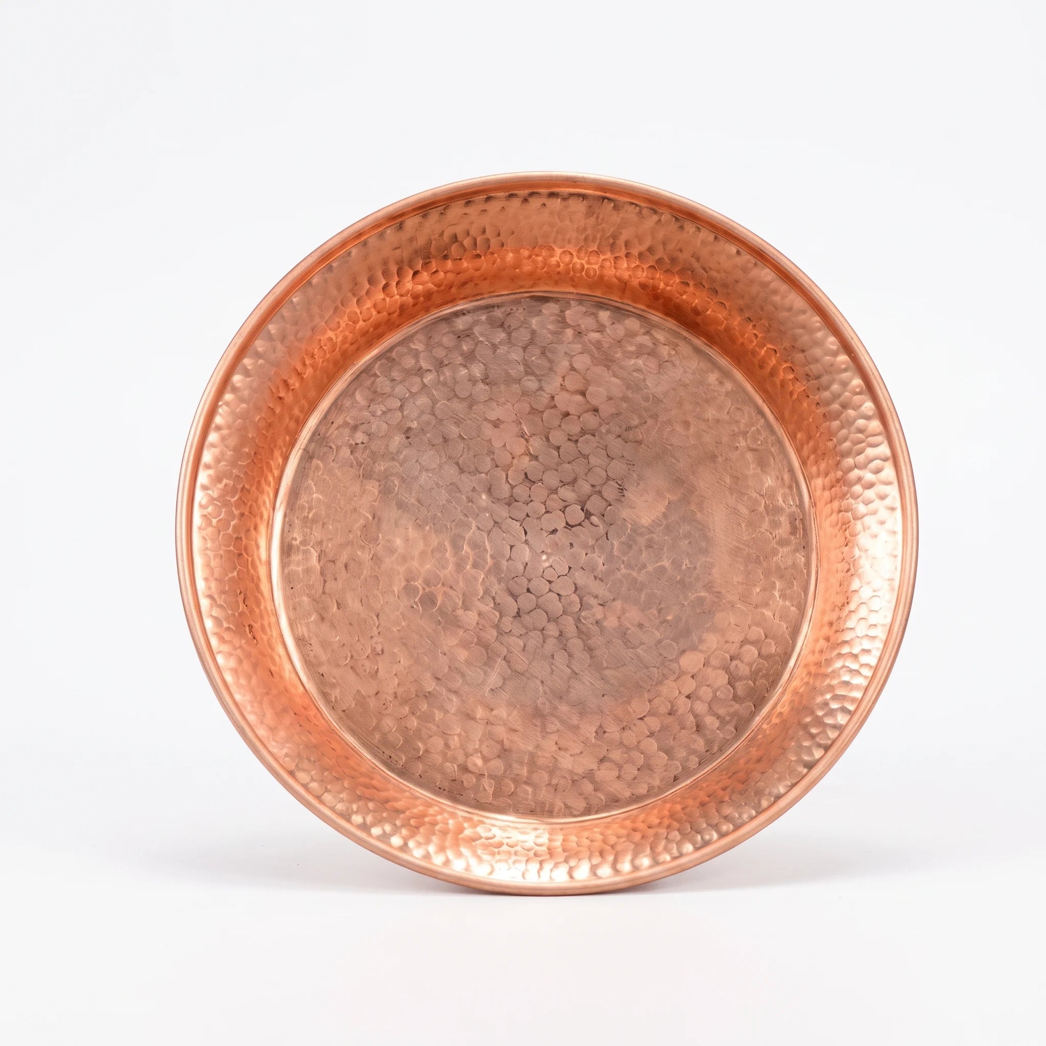 Le Plateau Tibétain — Coupe d'offrande gravée laiton bouddhiste 15 cm — packshot fond blanc · AURÆN Objets Sacrés