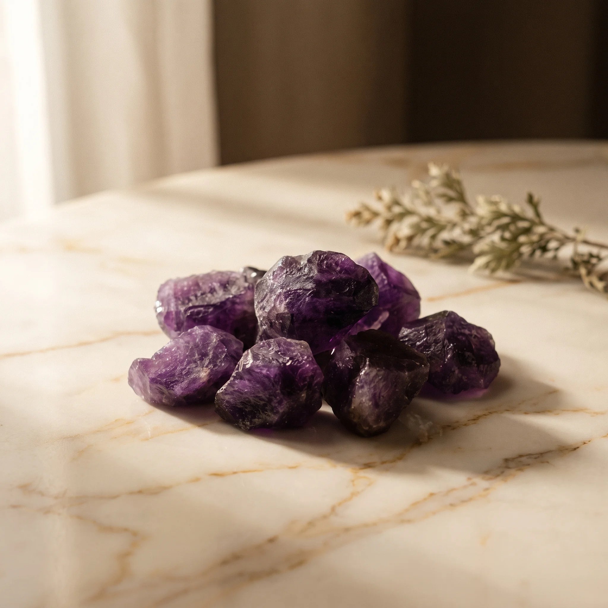 L'Améthyste Brute — Pierre cristal brut Reiki Specimen (5 tailles) — vue principale · AURÆN Pierres d'Âme