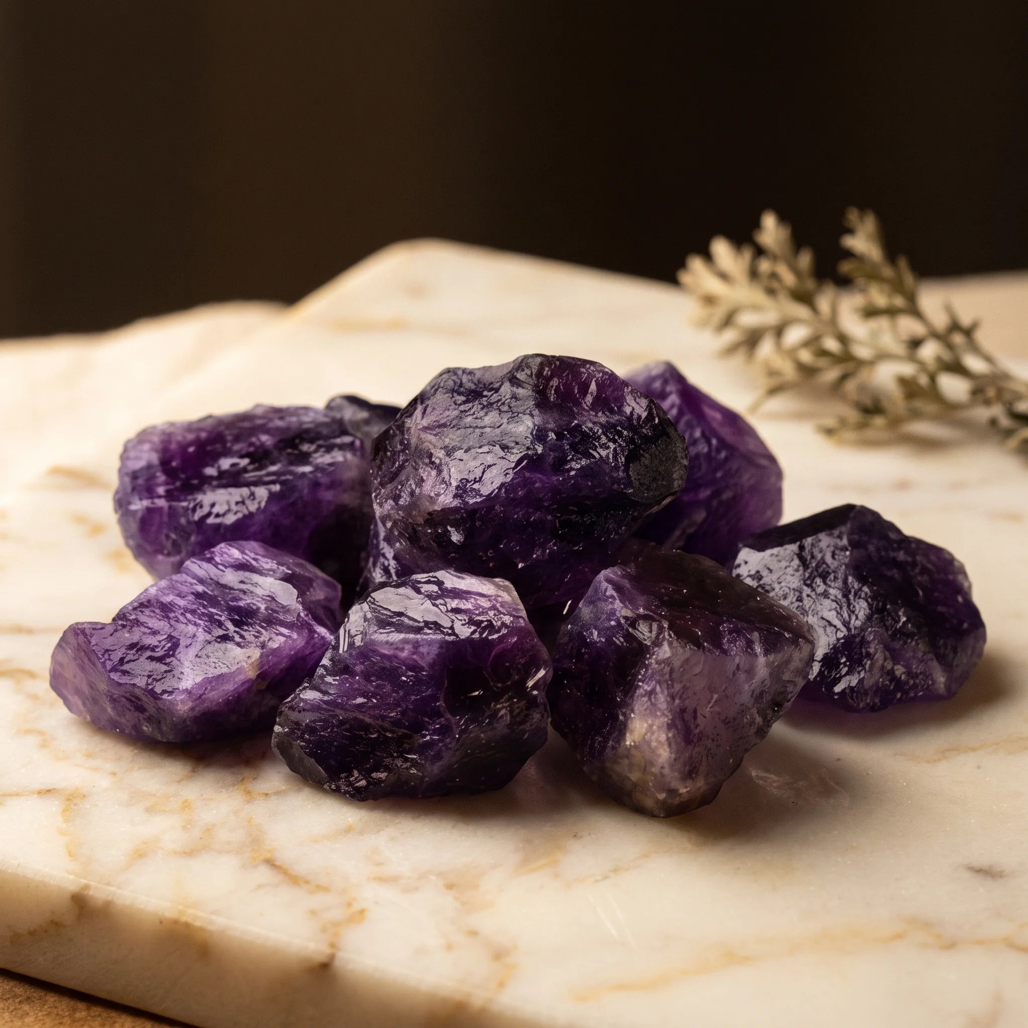 L'Améthyste Brute — Pierre cristal brut Reiki Specimen (5 tailles) — présence variante · AURÆN Pierres d'Âme