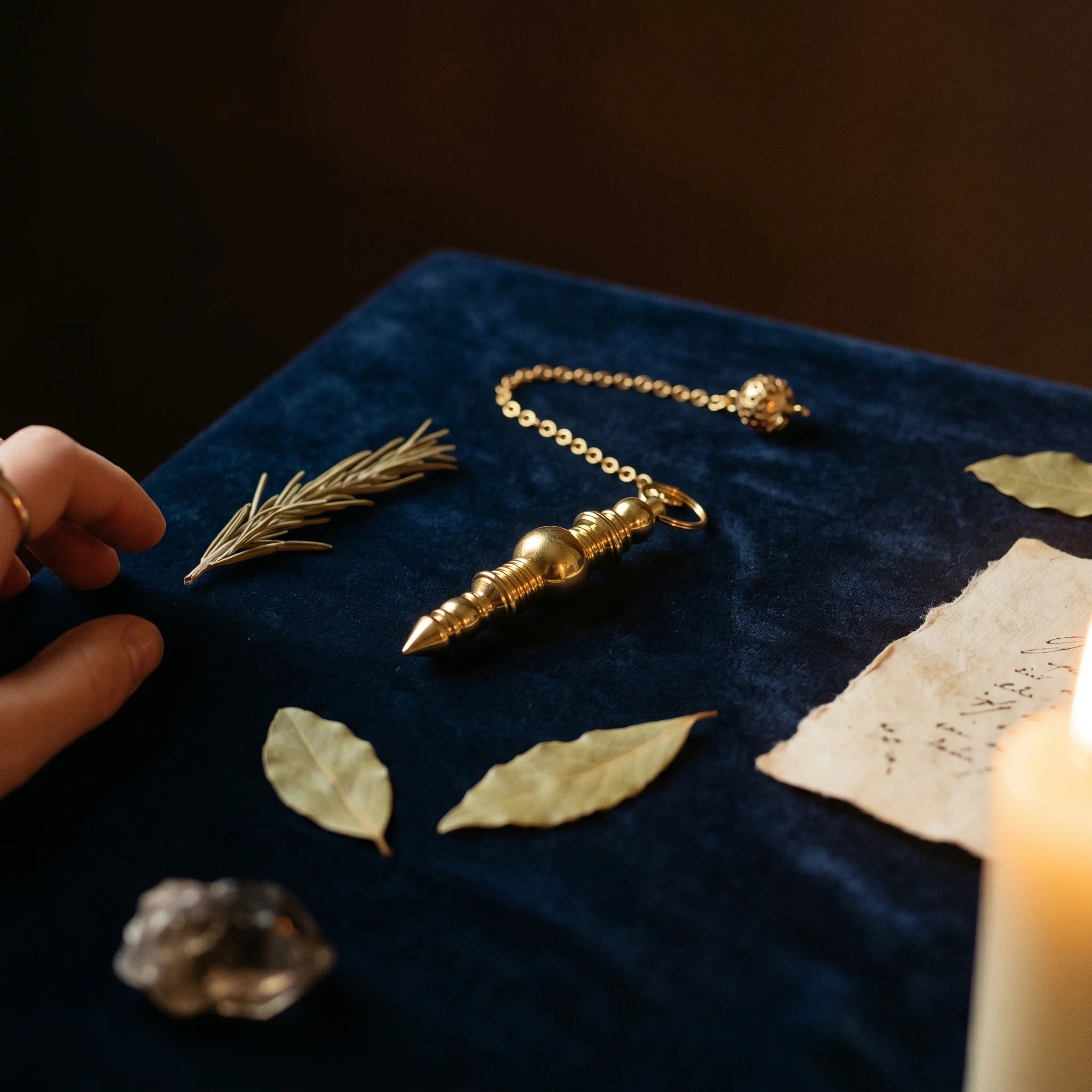 Le Pharaon — Pendule égyptien classique — mise en scène rituelle · AURÆN Objets Sacrés