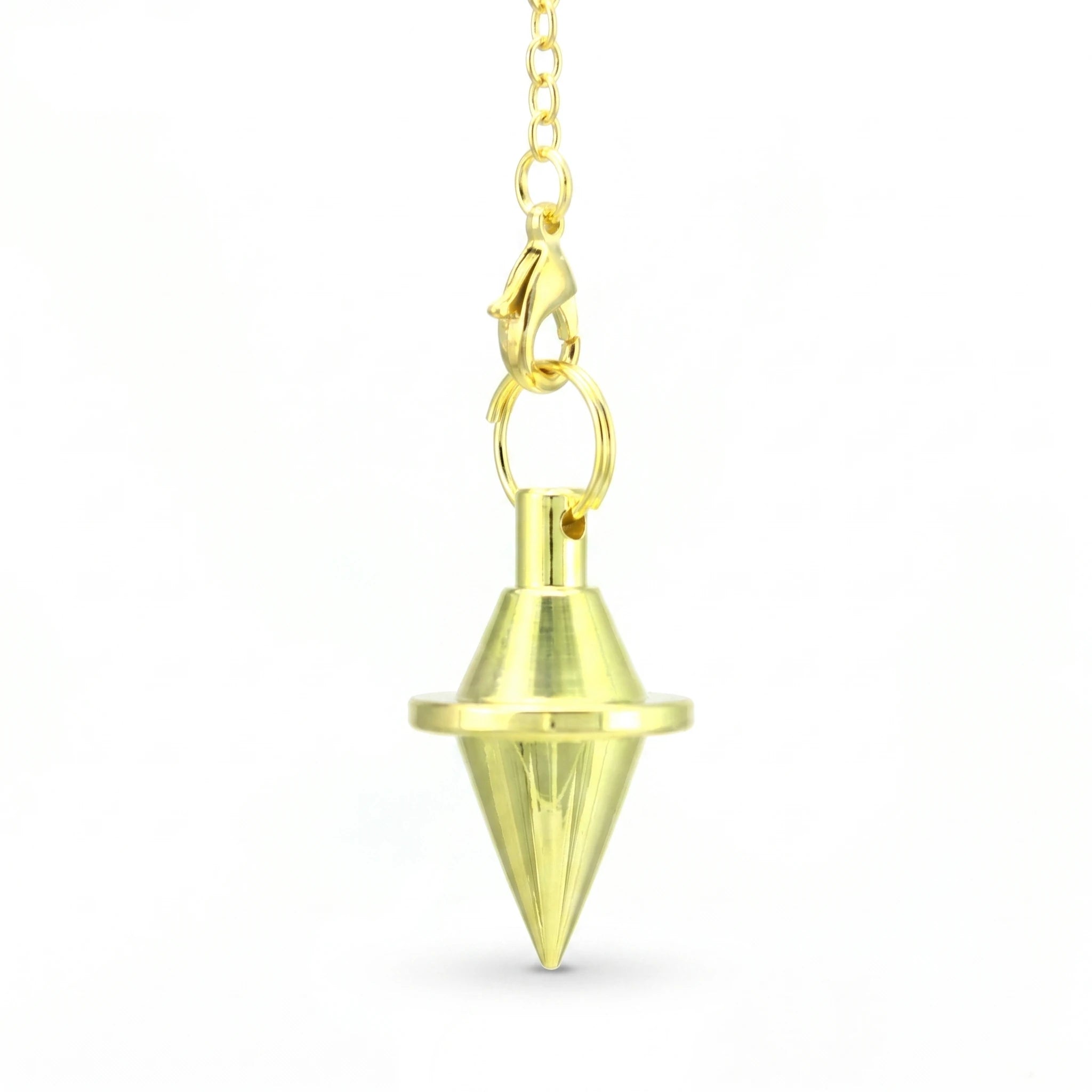 Le Classique — Pendule de divination métal — packshot fond blanc · AURÆN Objets Sacrés