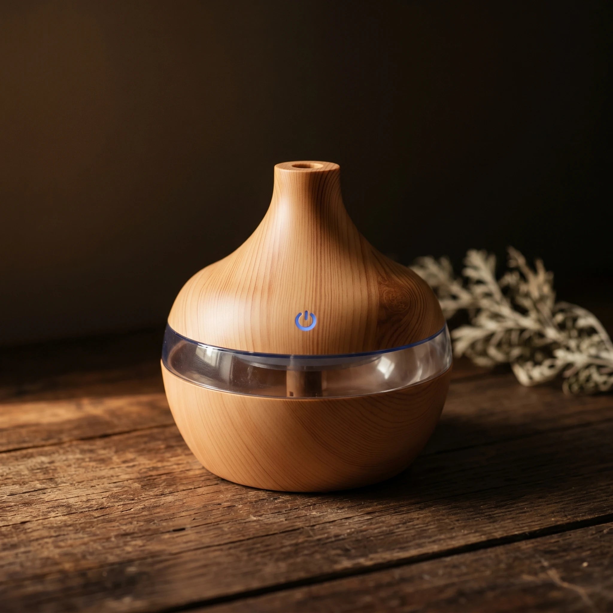 Le Souffle Bois — Diffuseur d'arômes effet bois naturel — vue principale · AURÆN Rituels d'Or