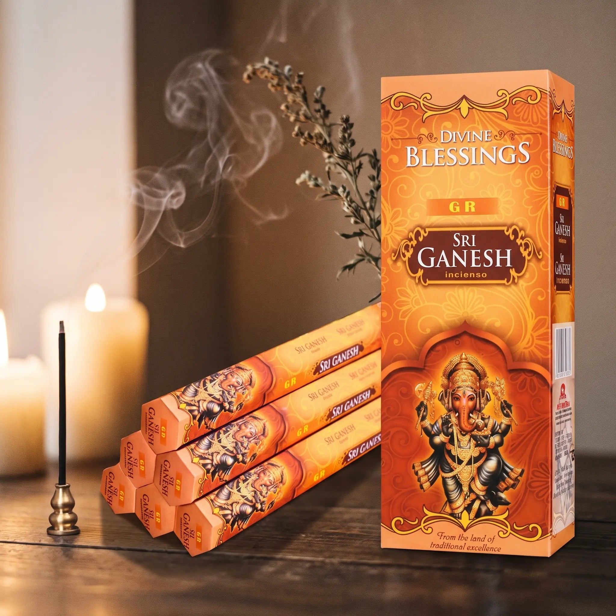 Le Voyage — Encens traditionnels indiens — vue principale · AURÆN Rituels d'Or