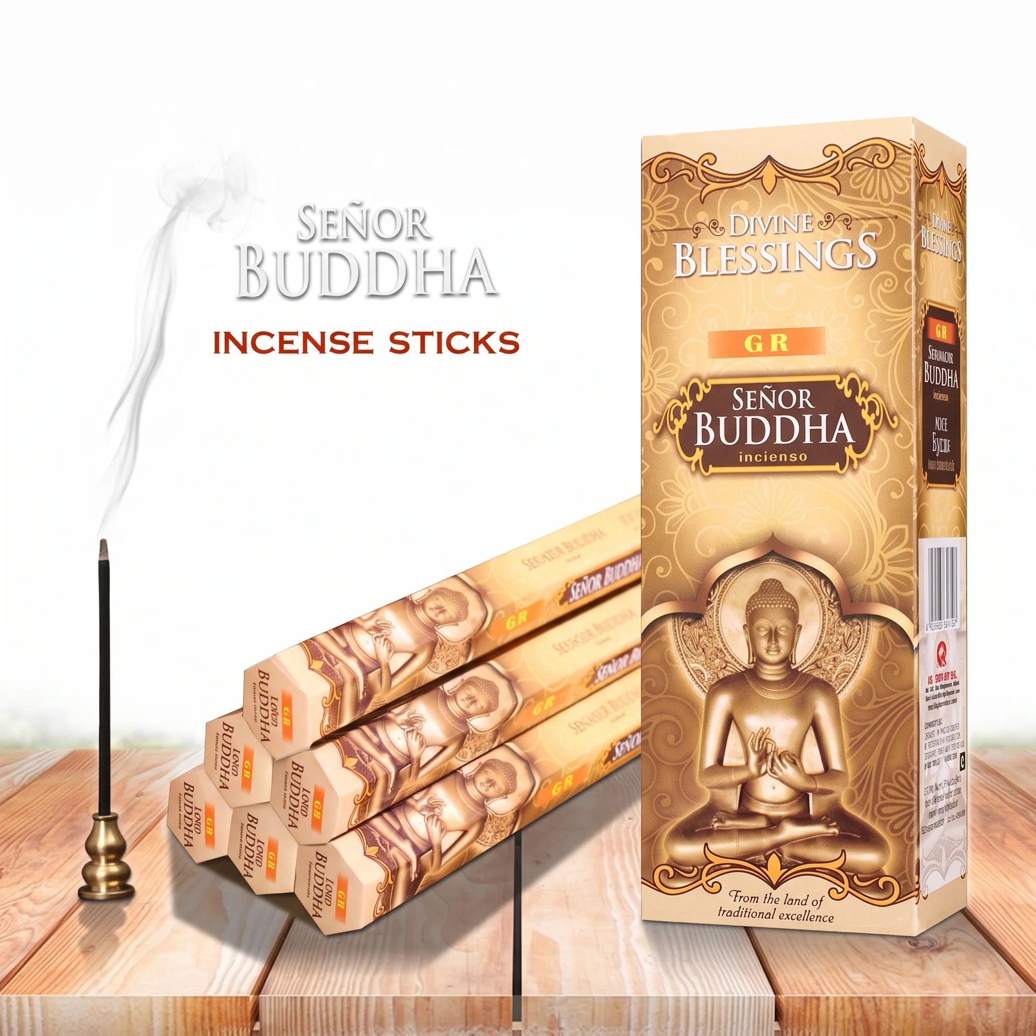 Le Voyage — Encens traditionnels indiens — packshot variante fond blanc · AURÆN Rituels d'Or