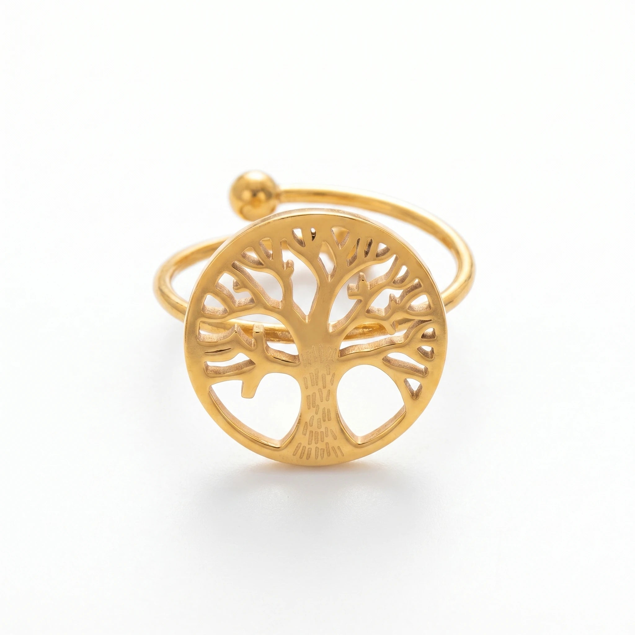 L'Arbre Sacré — Bague motif arbre de vie — packshot fond blanc · AURÆN Objets Sacrés