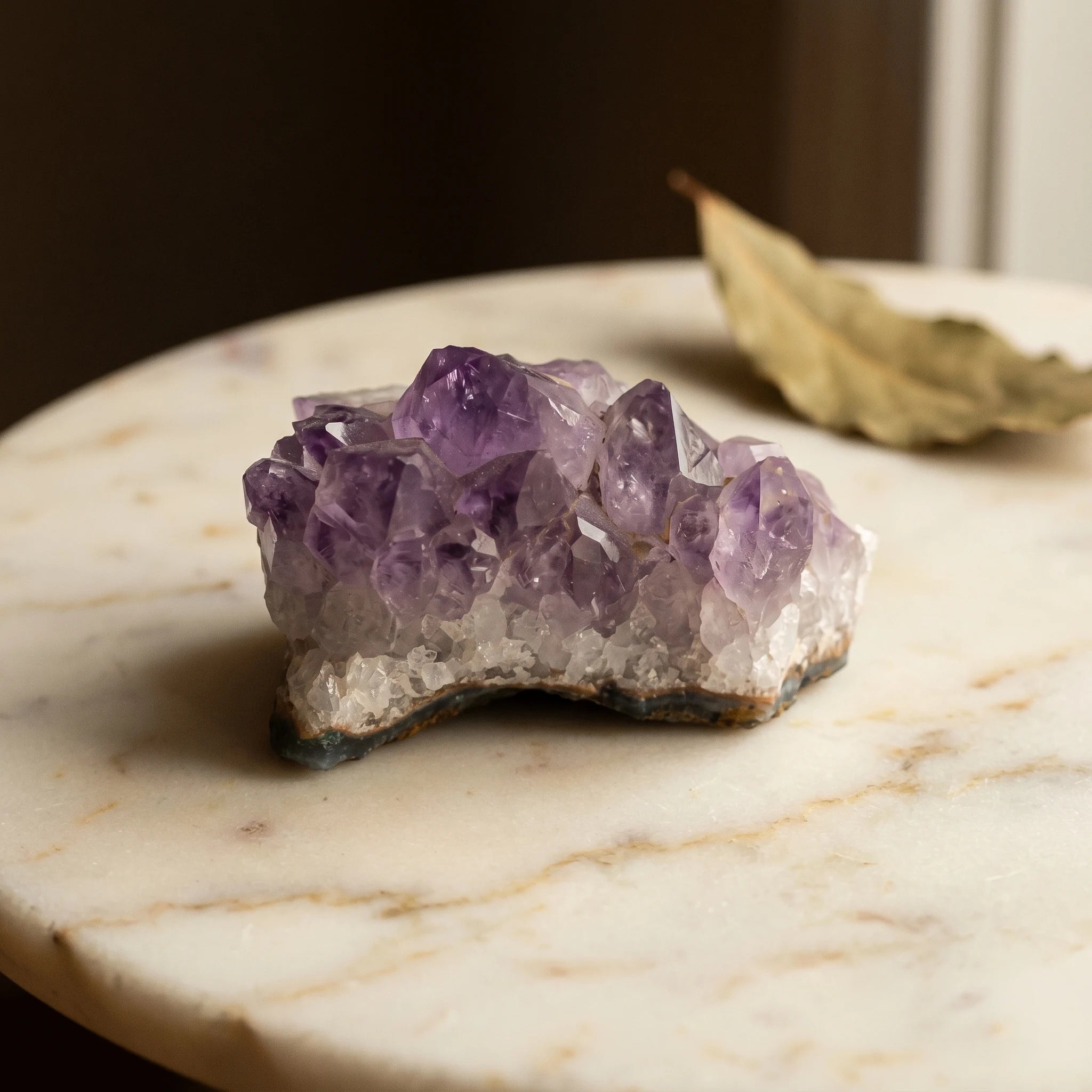 L'Améthyste Naturelle — Pierre violette d'apaisement — présence variante · AURÆN Pierres d'Âme