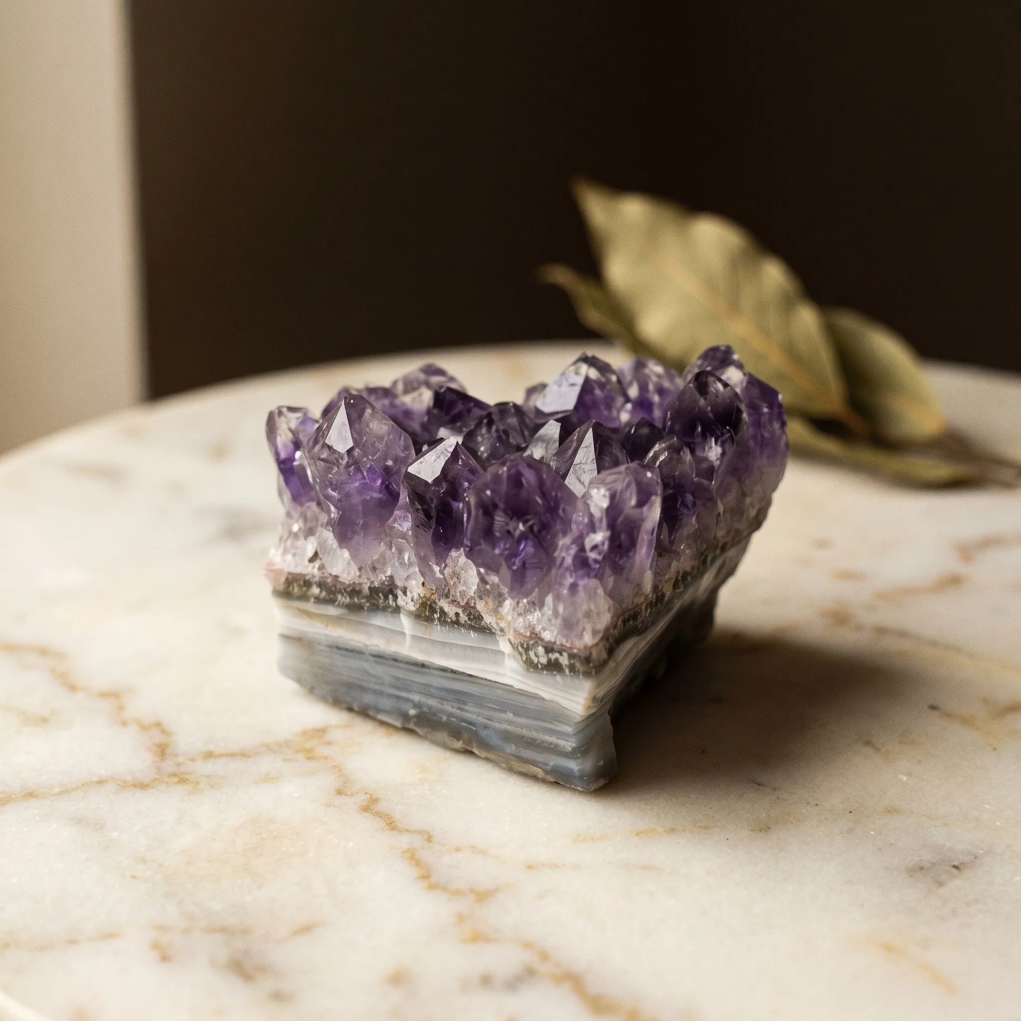 L'Améthyste Naturelle — Pierre violette d'apaisement — présence variante · AURÆN Pierres d'Âme