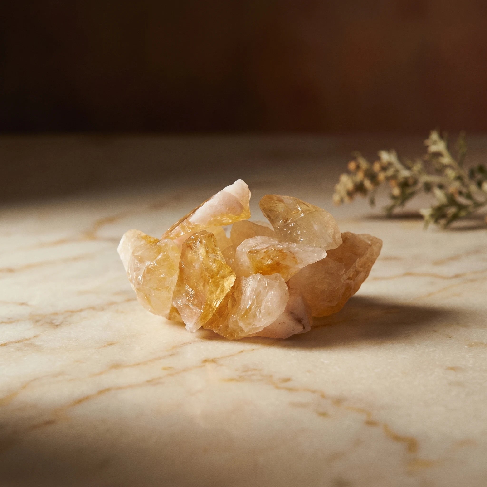 La Citrine Naturelle — Pierre solaire du jaune doré — présence variante · AURÆN Pierres d'Âme