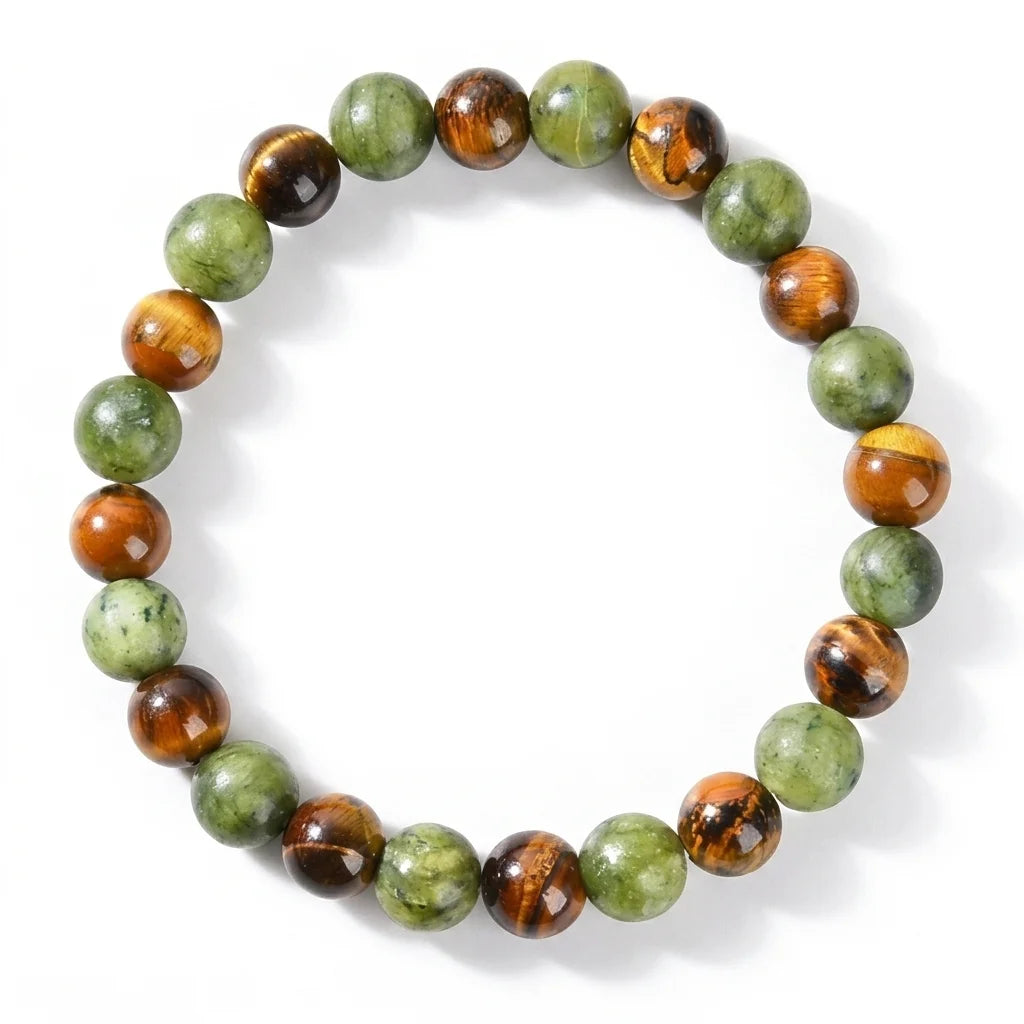 L'Abondance — Bracelet de prospérité — packshot fond blanc · AURÆN Pierres d'Âme