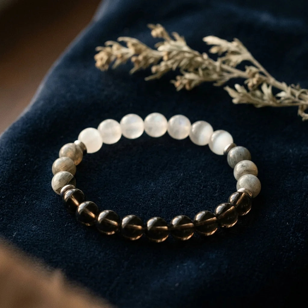 Le Bouclier — Bracelet de protection — vue principale · AURÆN Pierres d'Âme