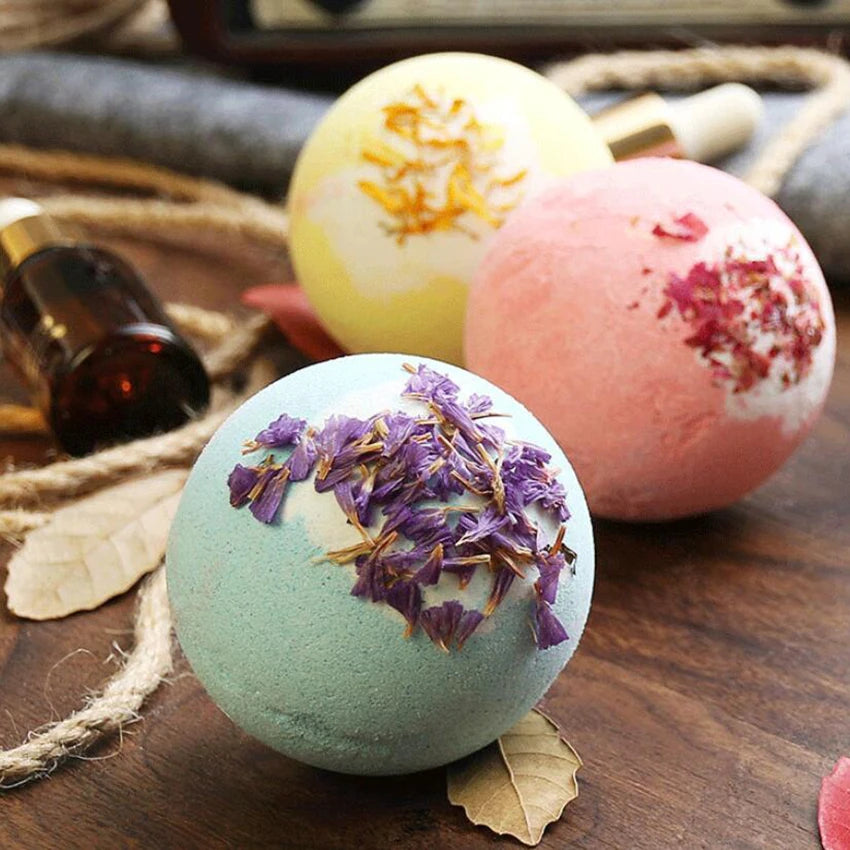 Les Boules de Bain — Sels effervescents huiles essentielles 4 parfums