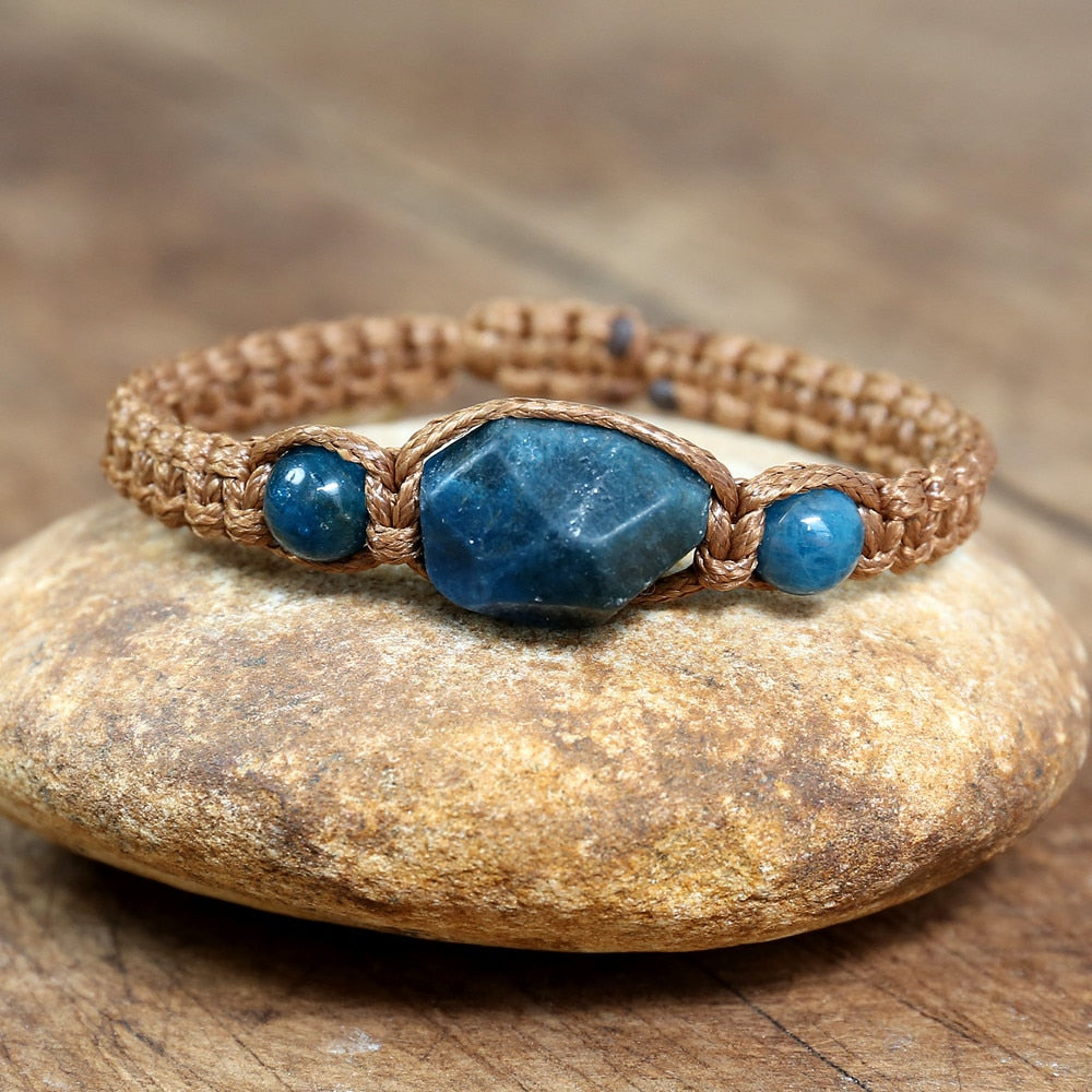 Bracelet apatite — pierre clarté mentale