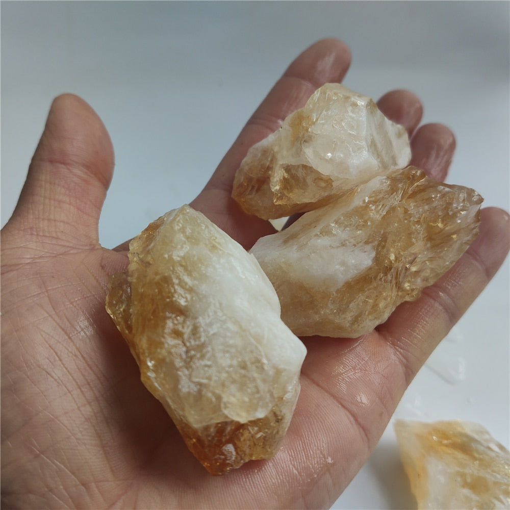 Citrine naturelle — chakra solaire plexus succès
