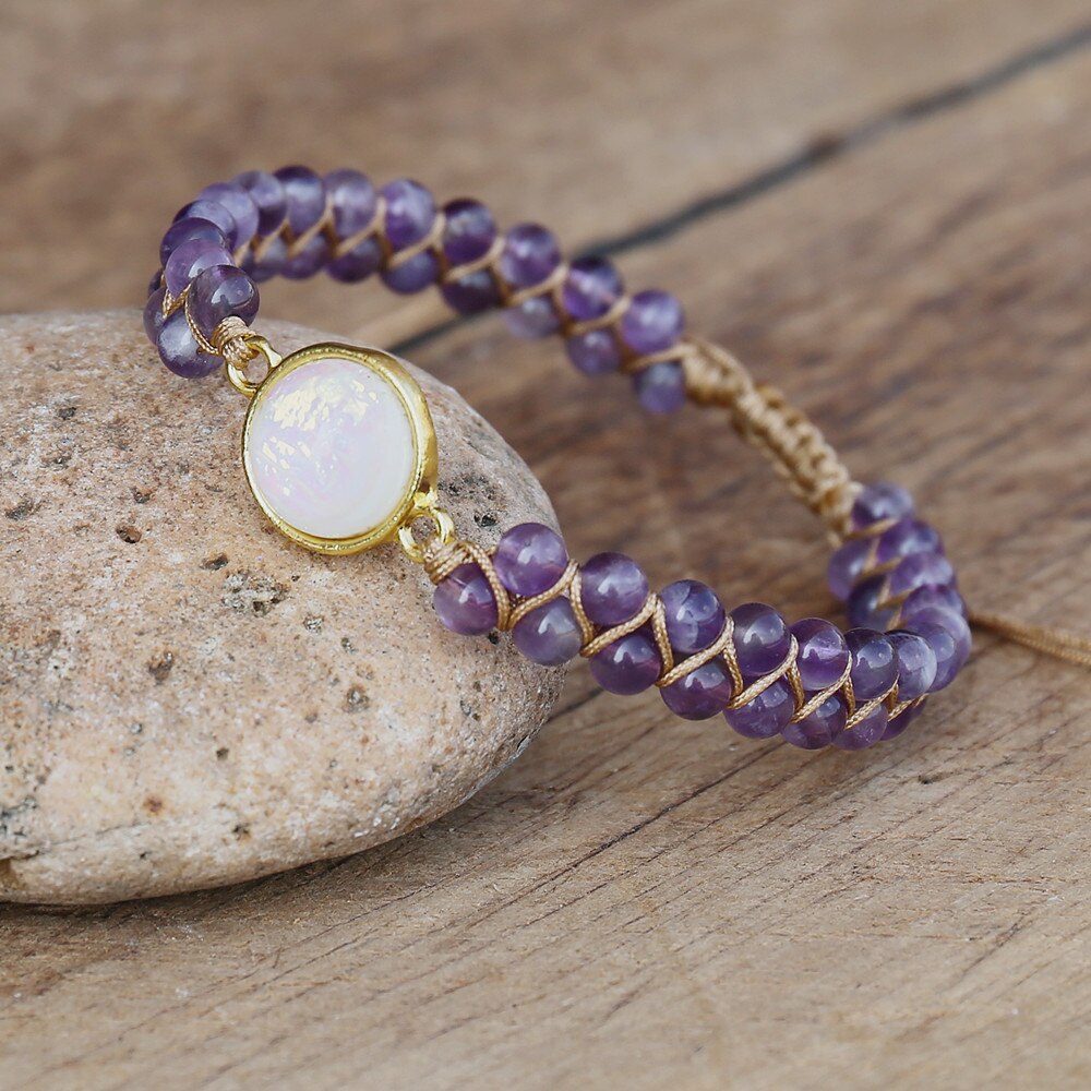 L'Améthyste — Bracelet pierre du calme