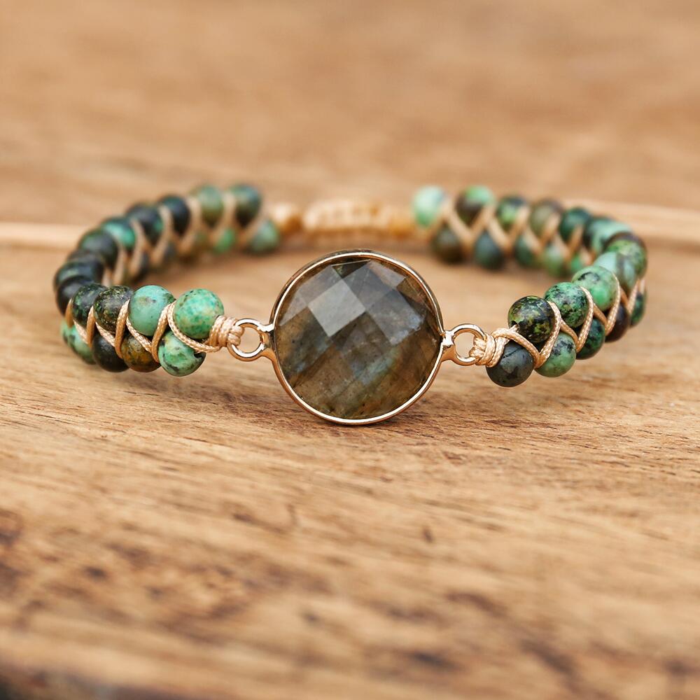 La Labradorite — bracelet aux reflets AURÆN