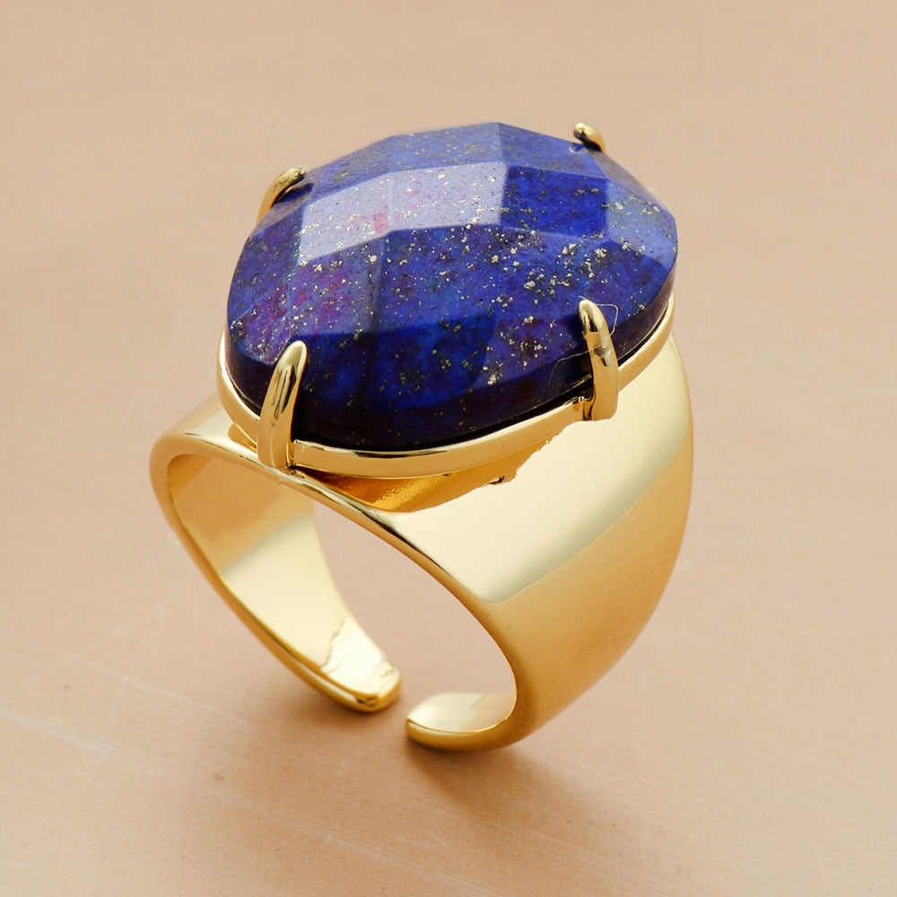 Le Lapis au Doigt — Bague lapis-lazuli | AURÆN