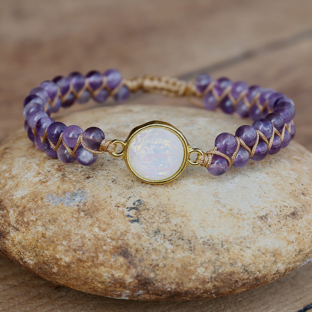 L'Améthyste — Bracelet pierre du calme