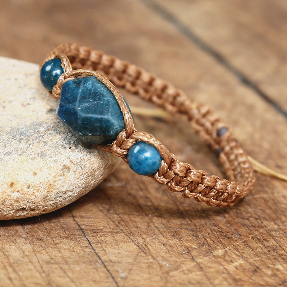 L'Apatite Pure — Bracelet apatite turquoise pure | AURÆN