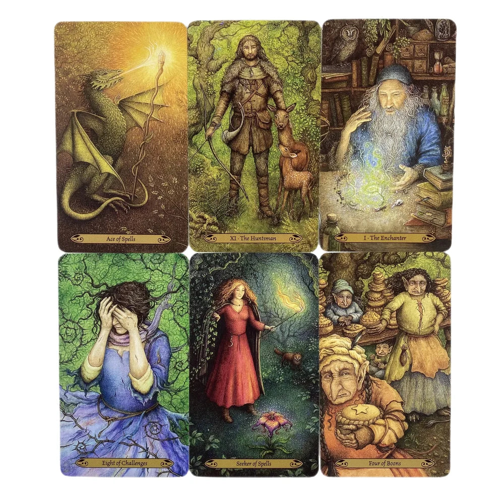 La Forêt Enchantée — Tarot 78 cartes (anglais)