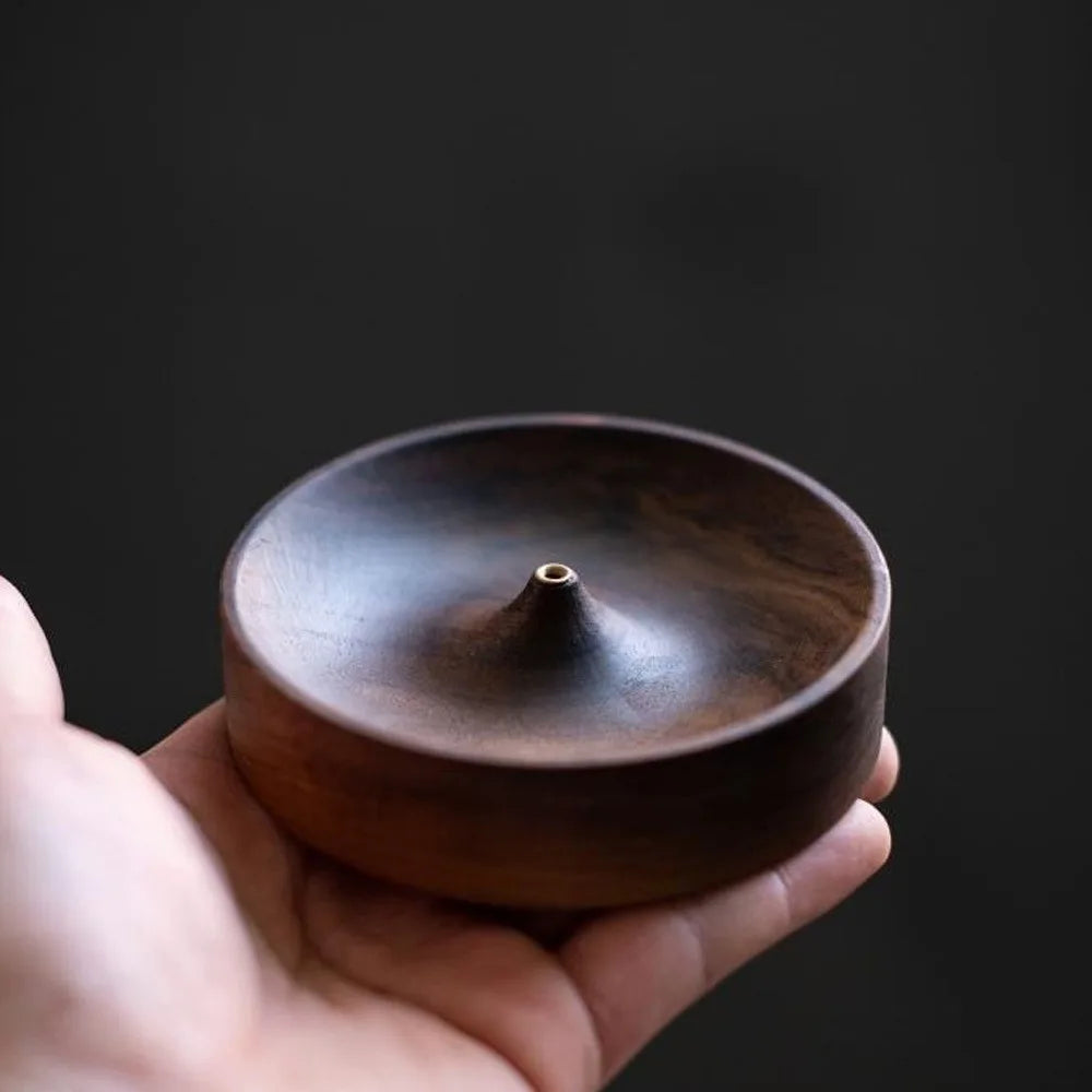 Le Bol — Brûle-encens en bois massif zen