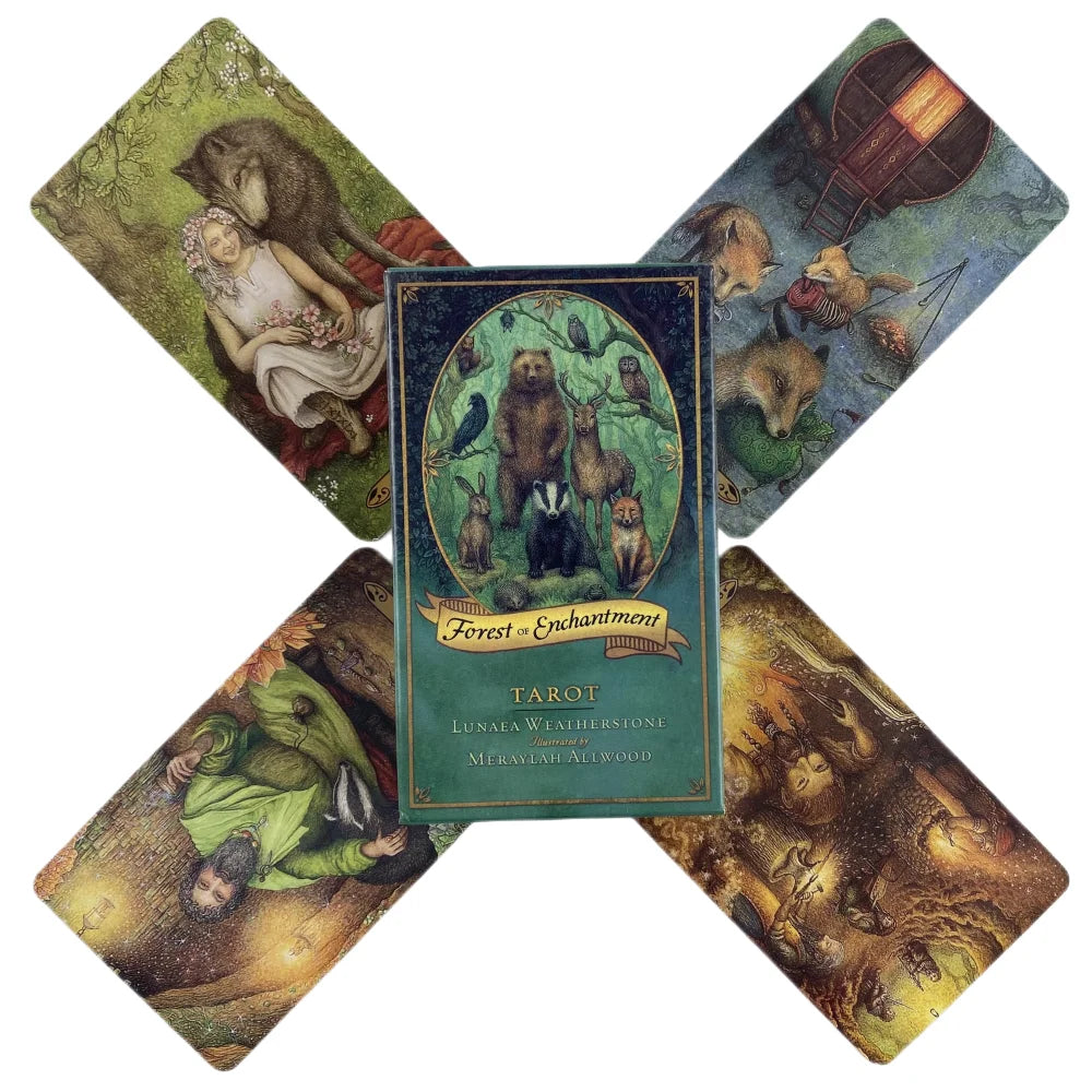 La Forêt Enchantée — Tarot 78 cartes (anglais)