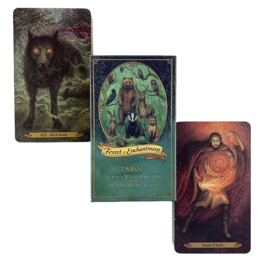 La Forêt Enchantée — Tarot 78 cartes (anglais)