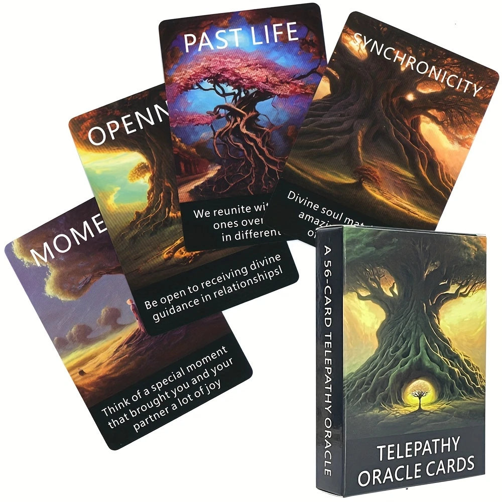 Télépathie — Oracle 56 cartes pour la clarté & méditation (anglais)
