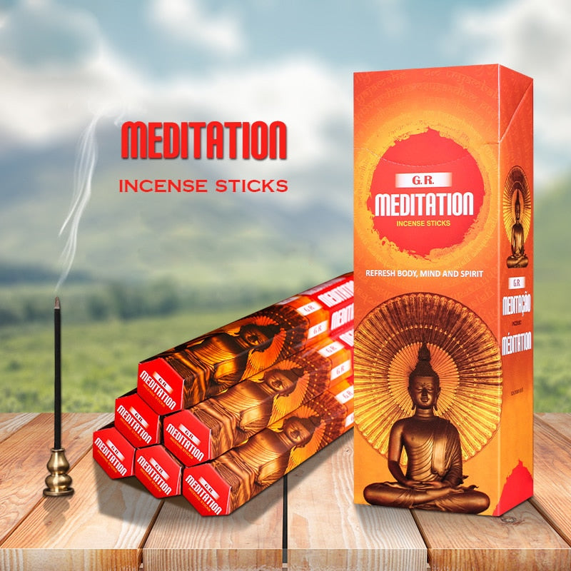 Encens méditation — fragrance douce mindfulness