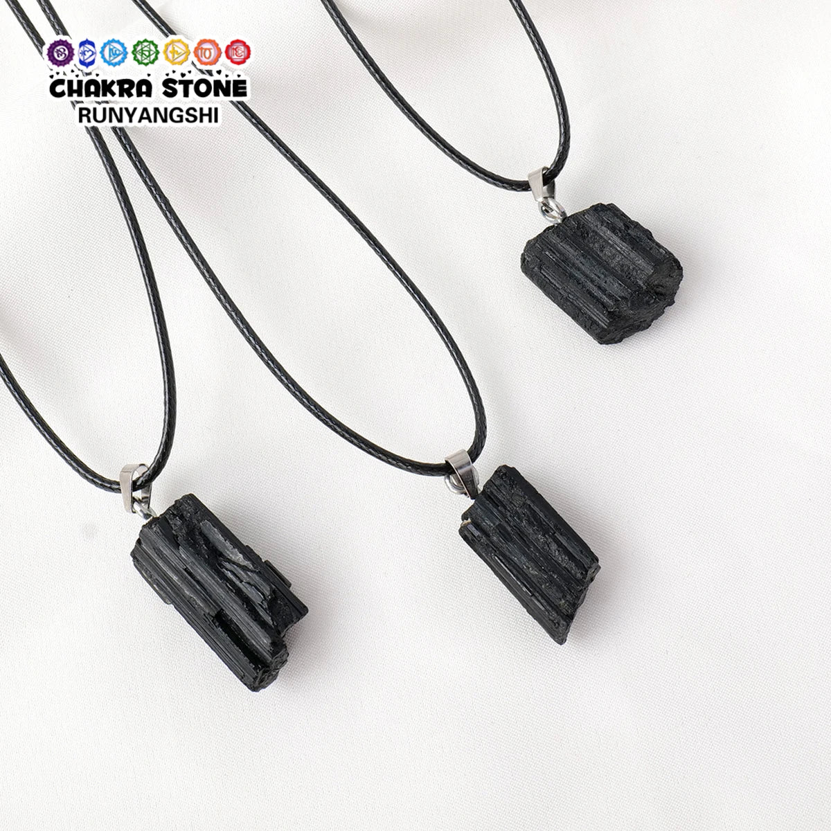 La Tourmaline Noire — Collier pendentif pierre de protection