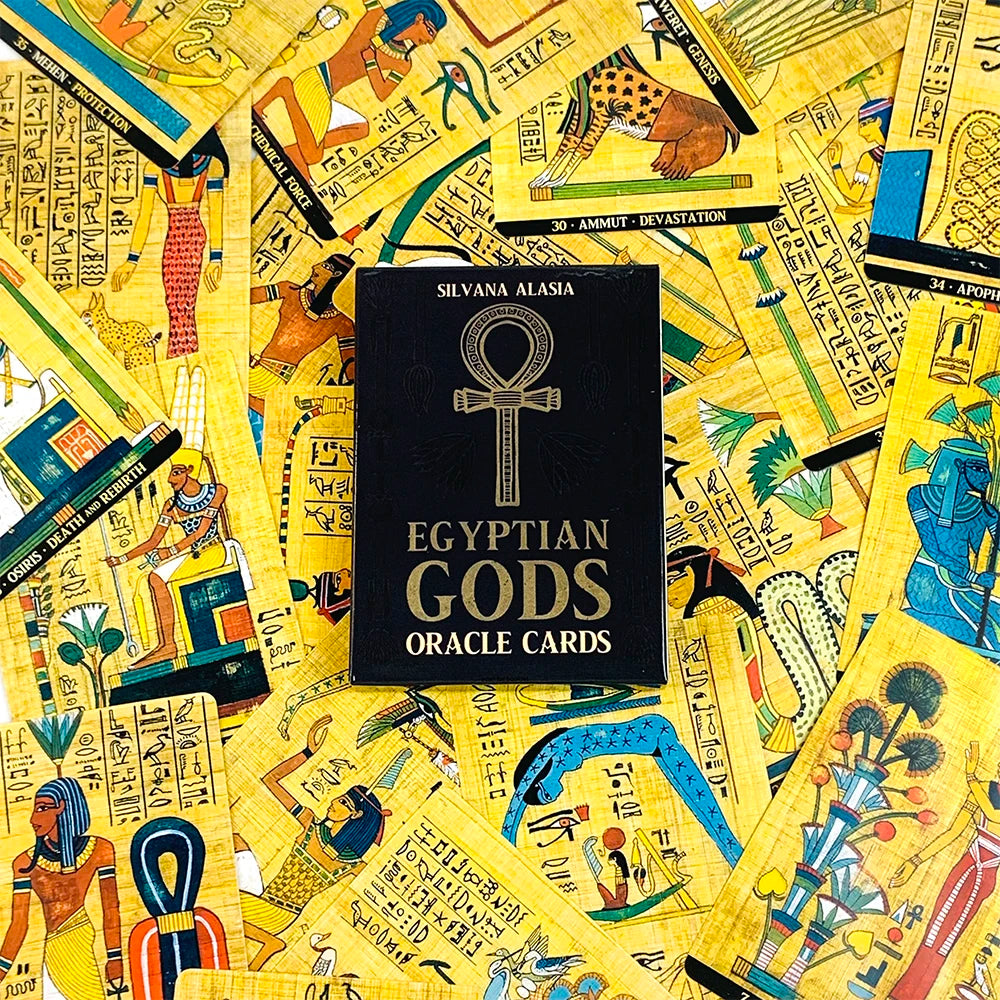 Oracle Égypte — cartes Râ, Isis, Anubis, Thot, Bastet, Sekhmet, Horus