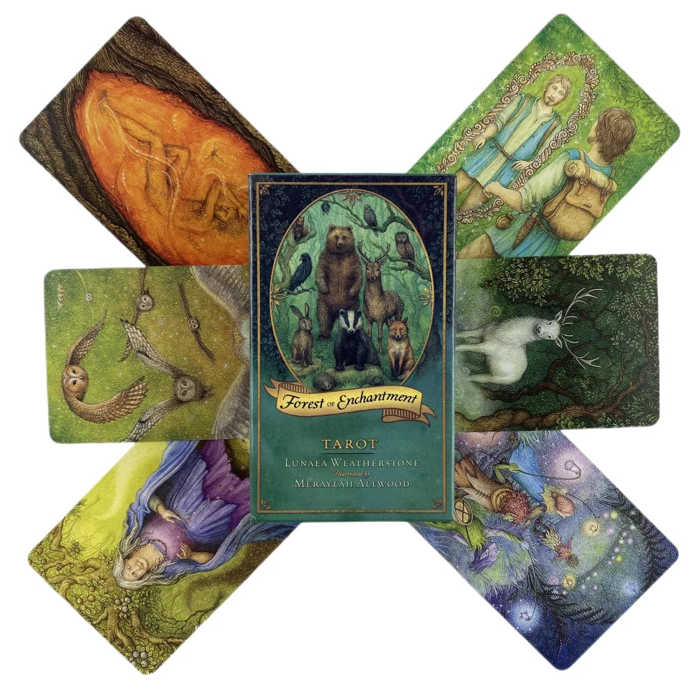 La Forêt Enchantée — Tarot 78 cartes (anglais)