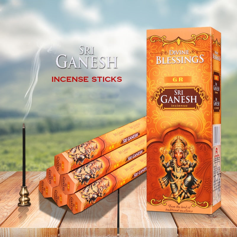 Encens indien — santal, jasmin, rose, nag champa