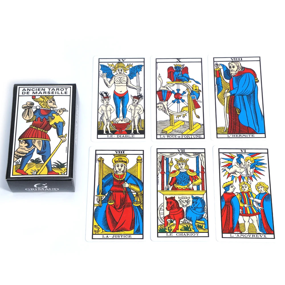 Tarot de Marseille — 22 arcanes majeurs traditionnels