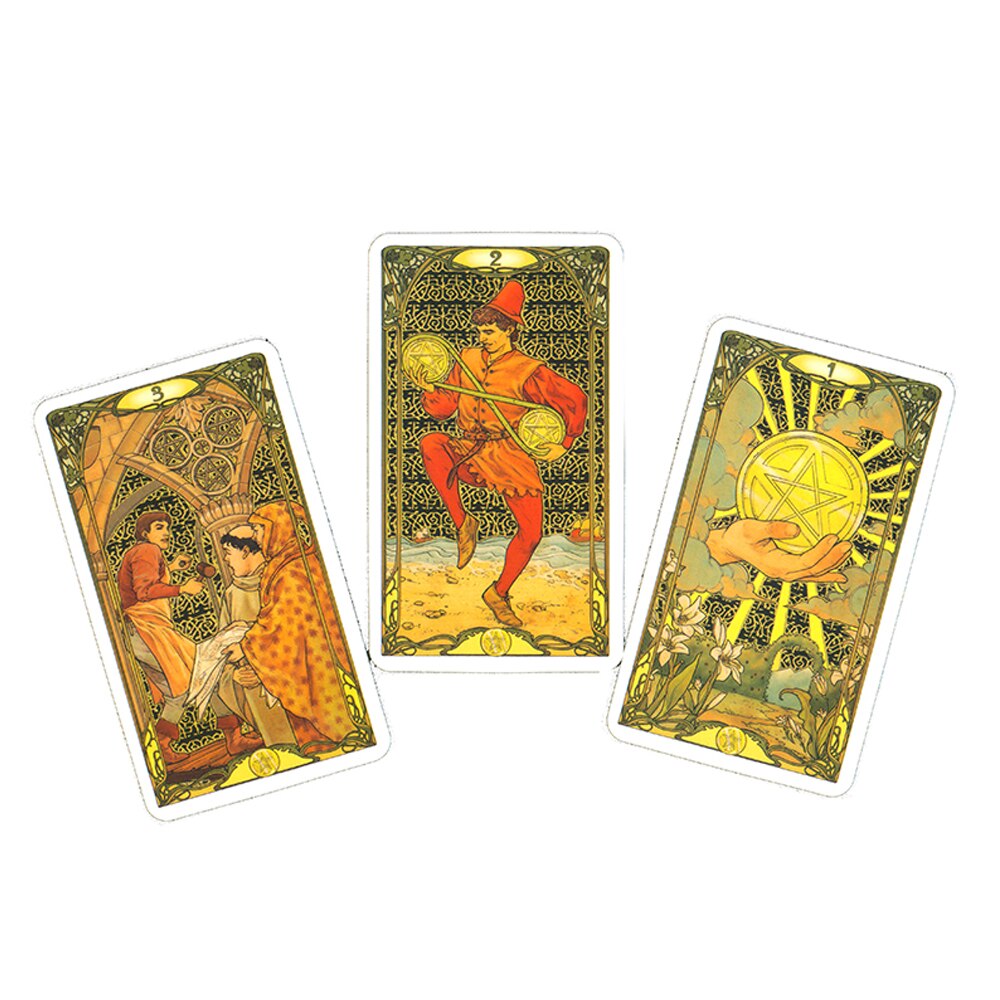 Tarot Art Nouveau — 56 arcanes mineurs