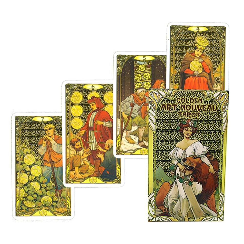 L'Art Nouveau — Tarot divinatoire Golden Art Nouveau | AURÆN