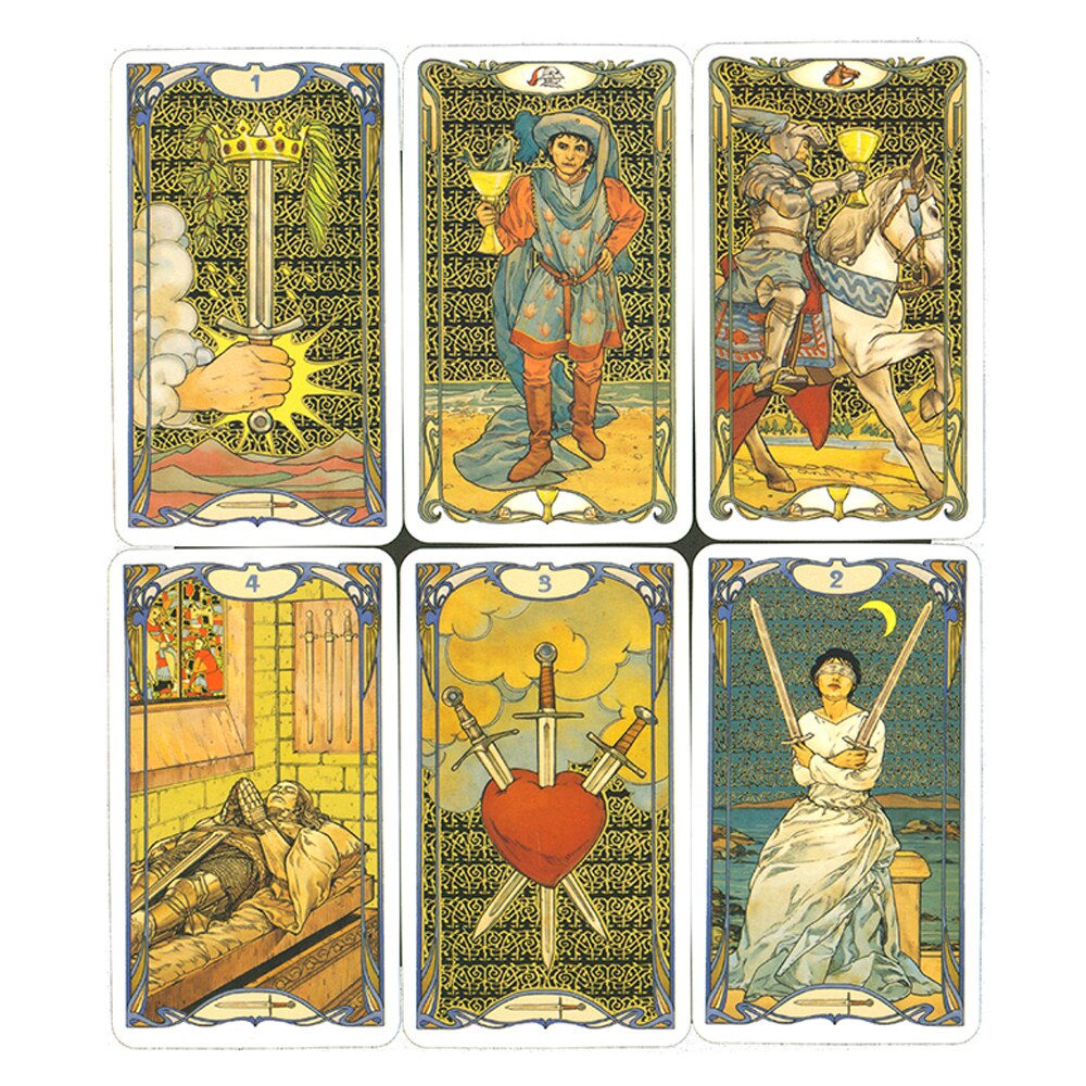 Tarot Art Nouveau — 22 arcanes majeurs