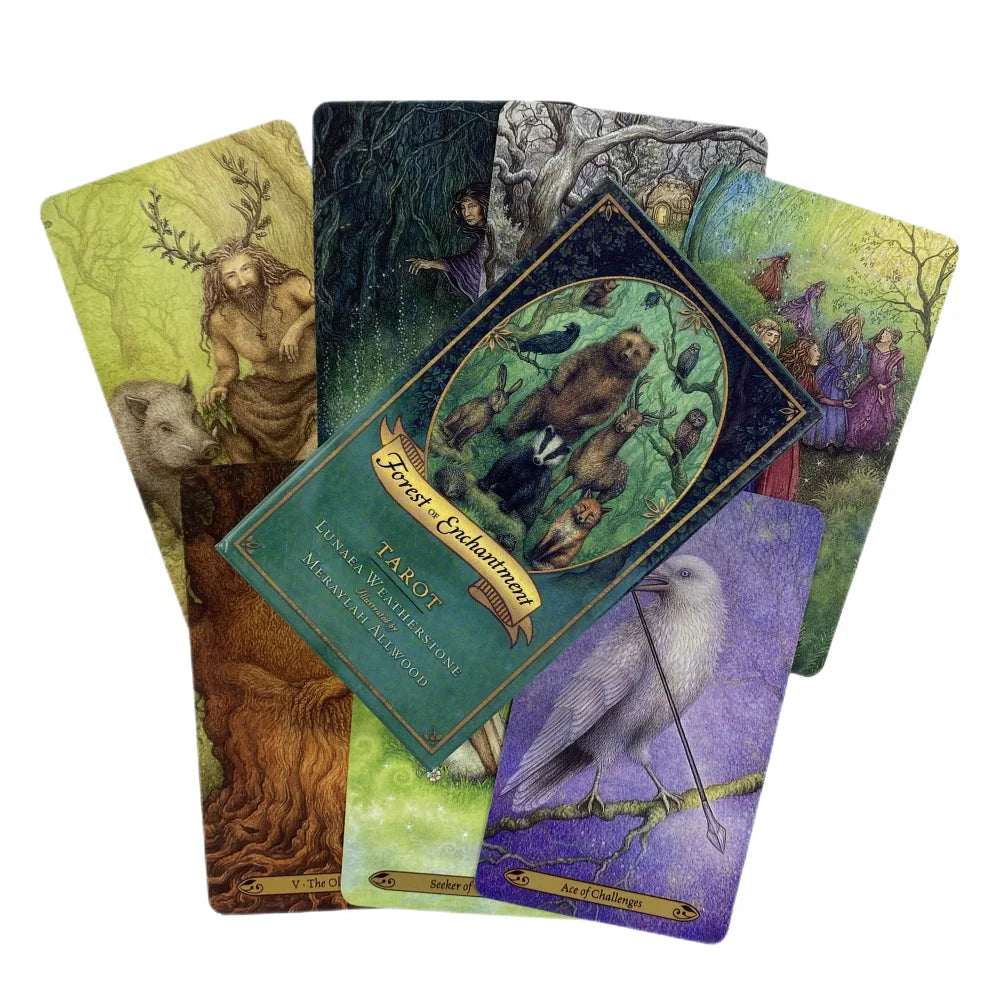 La Forêt Enchantée — Tarot 78 cartes (anglais)