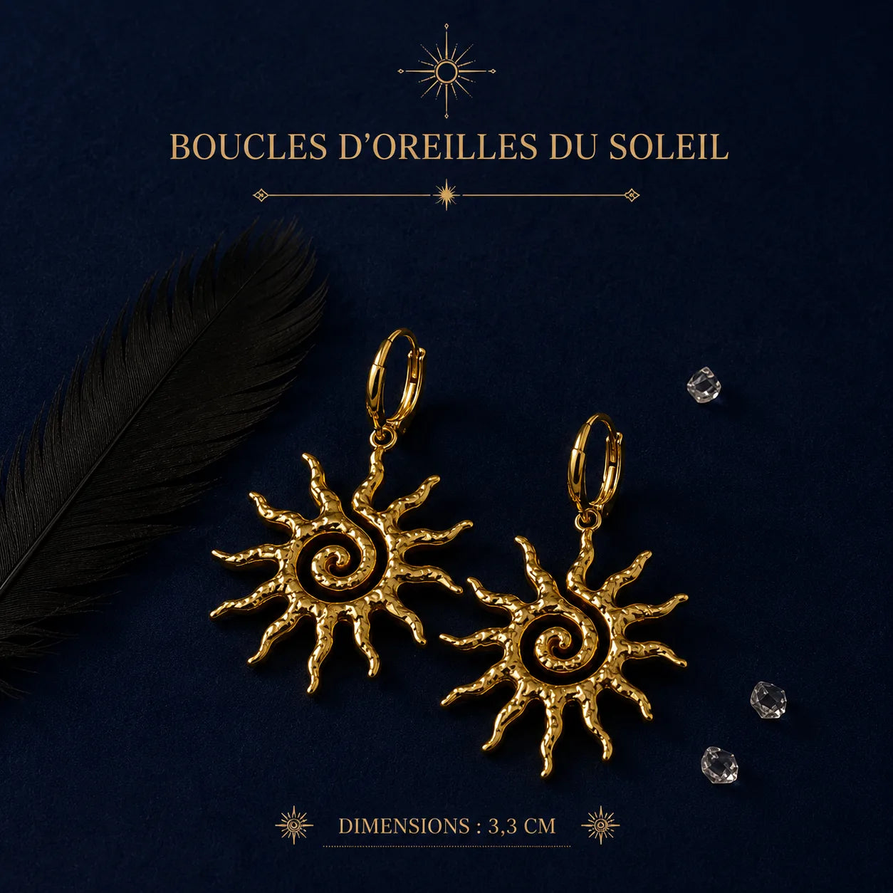 L'Aube — Médaille du Soleil en spirale