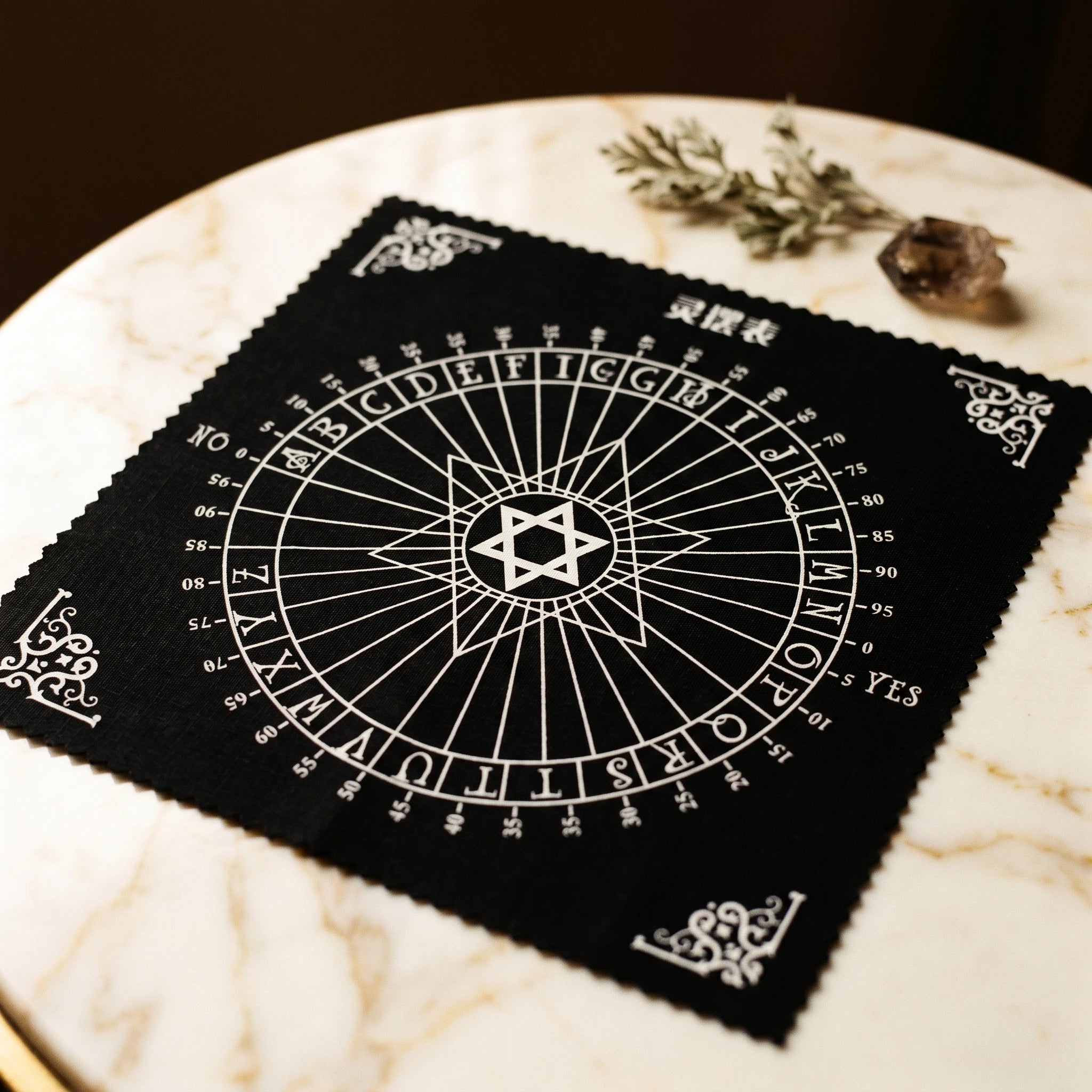 Le Plateau — Tapis de radiesthésie complet — vue principale · AURÆN Objets Sacrés
